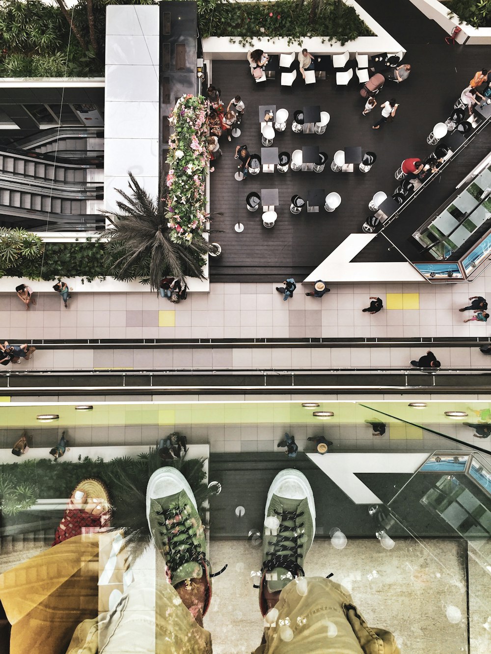 person standing on building roof top during daytime