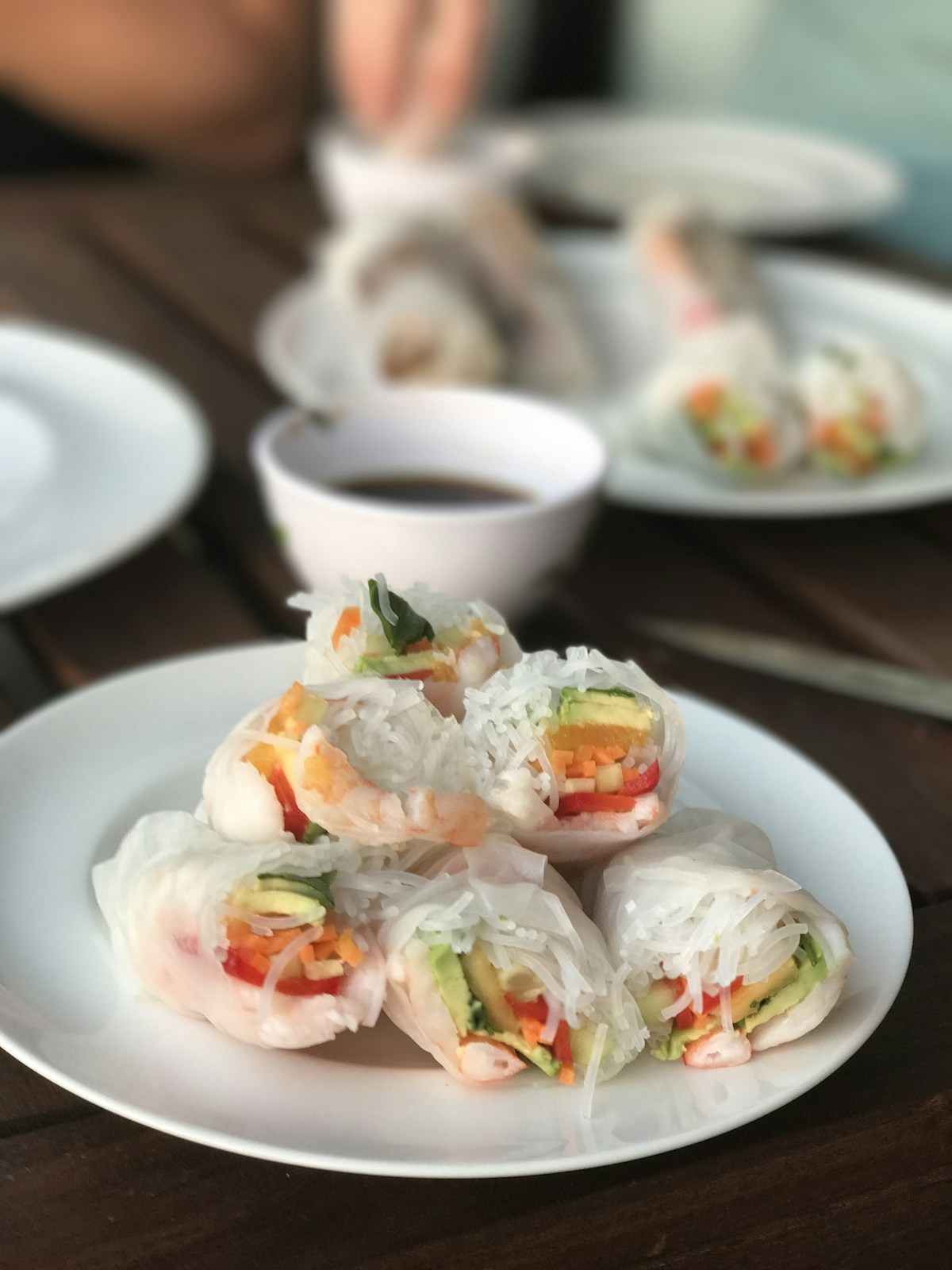 Vietnamese shrimp summer rolls, gỏi cuốn