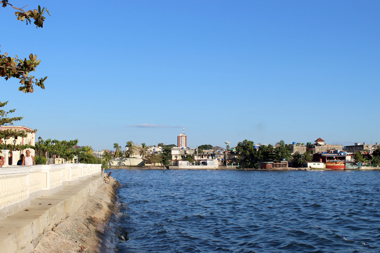 The waterfront of Cienfuegos on its bay