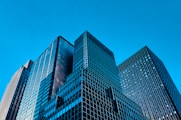 low angle view high rise buildings