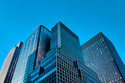 low angle view high rise buildings