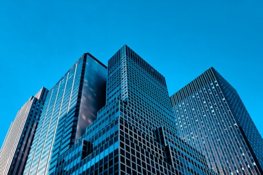 low angle view high rise buildings