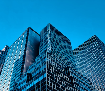 low angle view high rise buildings