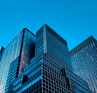 low angle view high rise buildings