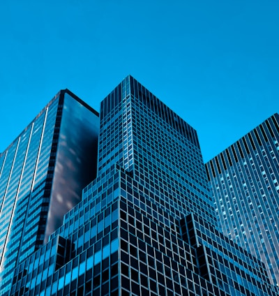 low angle view high rise buildings