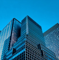 low angle view high rise buildings