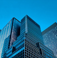 low angle view high rise buildings