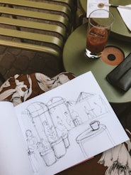 white sketchpad