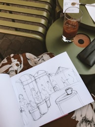 white sketchpad