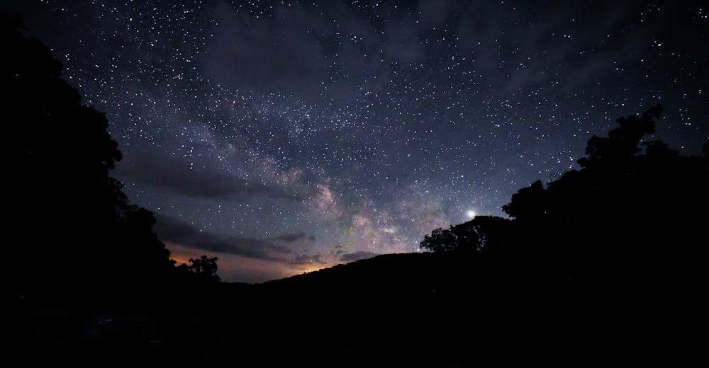 photo of night sky