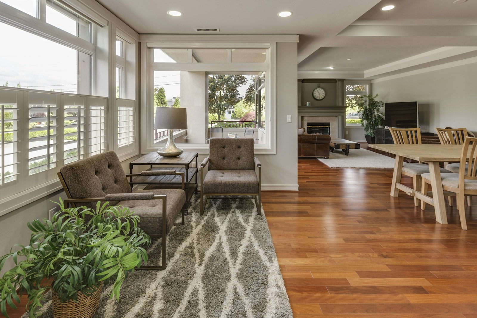 living room with sofa