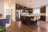 brown and beige kitchen interior