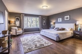 white bed frame