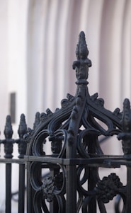 A beautifully crafted wrought iron fence showcasing our craftsmanship.