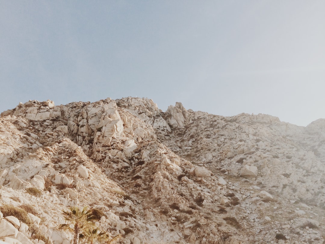 white rocky mountain