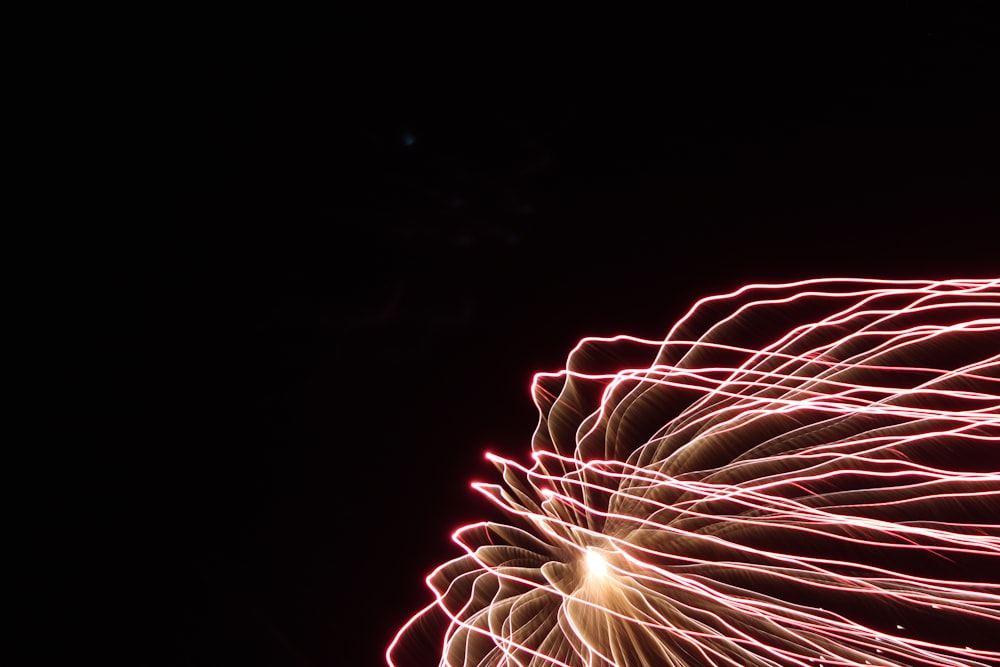 white and red fireworks