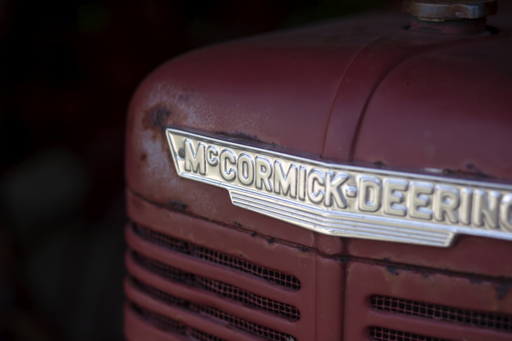 red Mc Cormick Deerino tractor