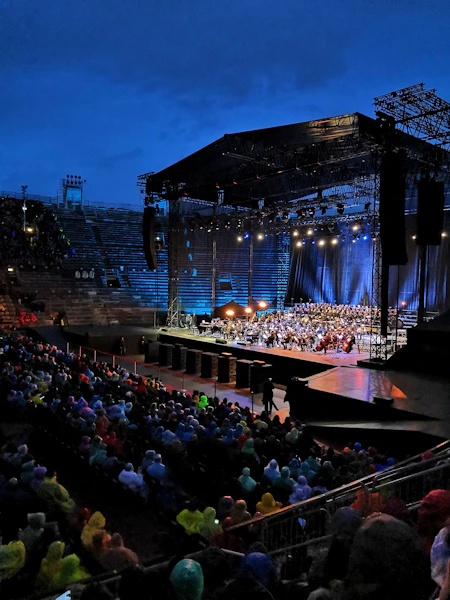 people performing on stage during nighttime