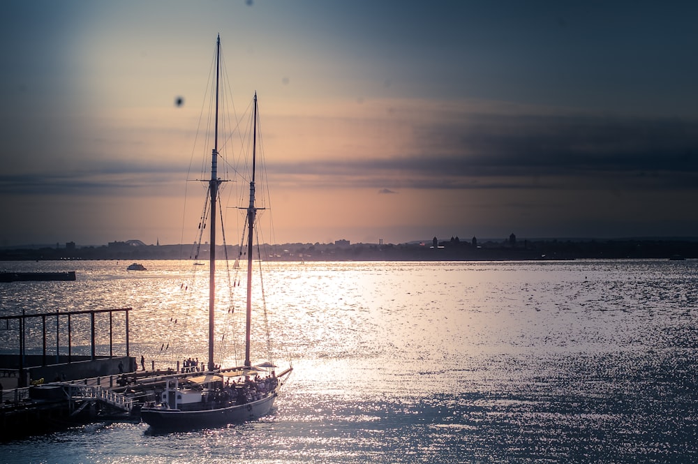 ship near dock