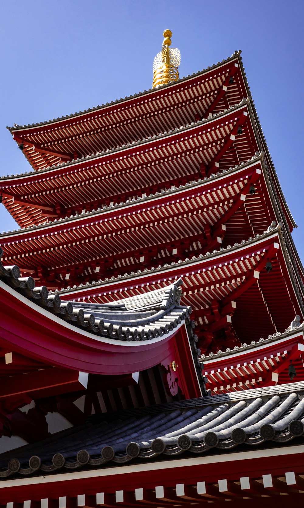 red pagoda building