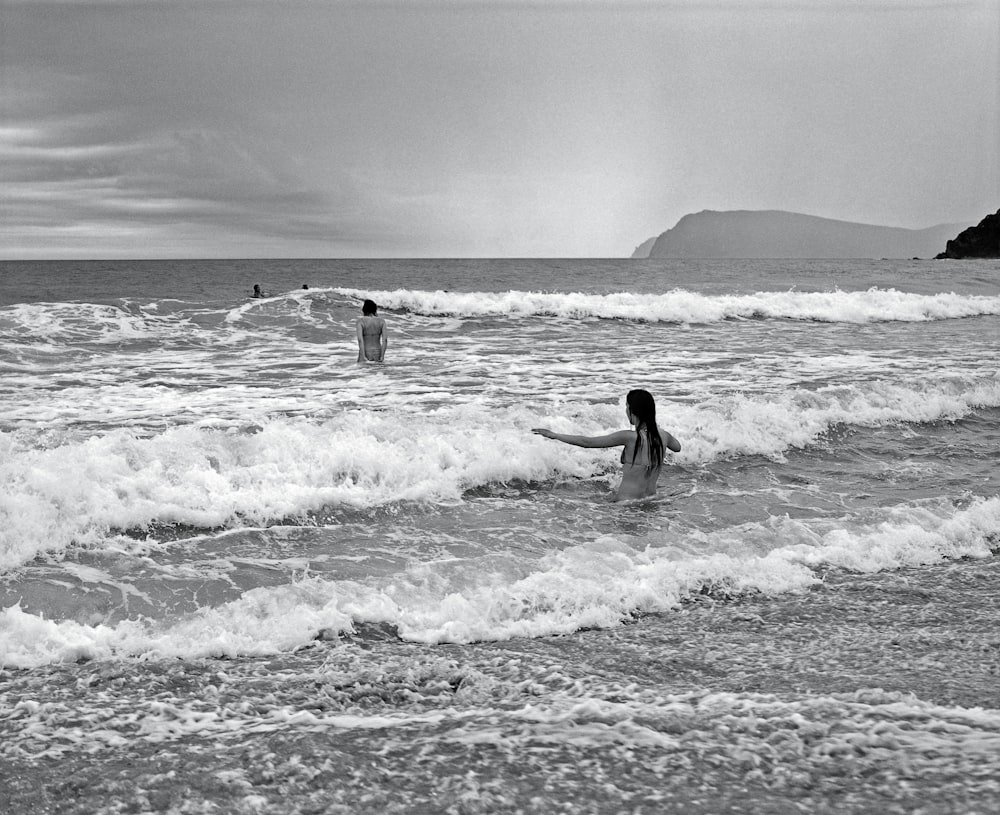 woman on body of water