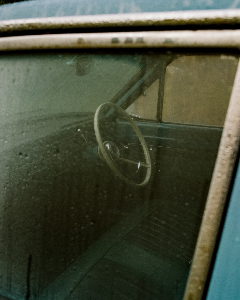 black and gray vehicle interior