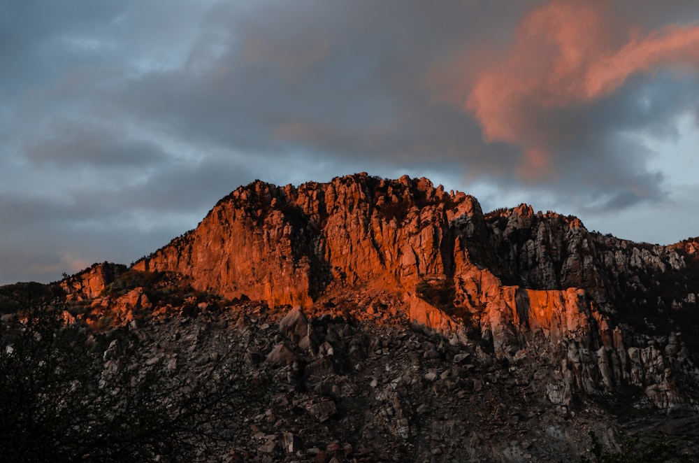 brown rocky mountain during daytime