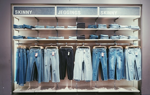 hanged jeans lot