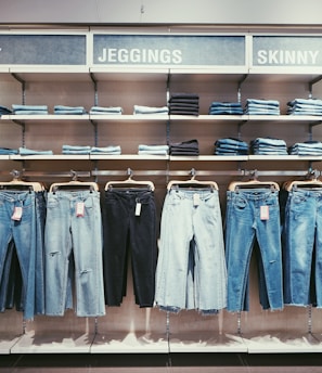 hanged jeans lot