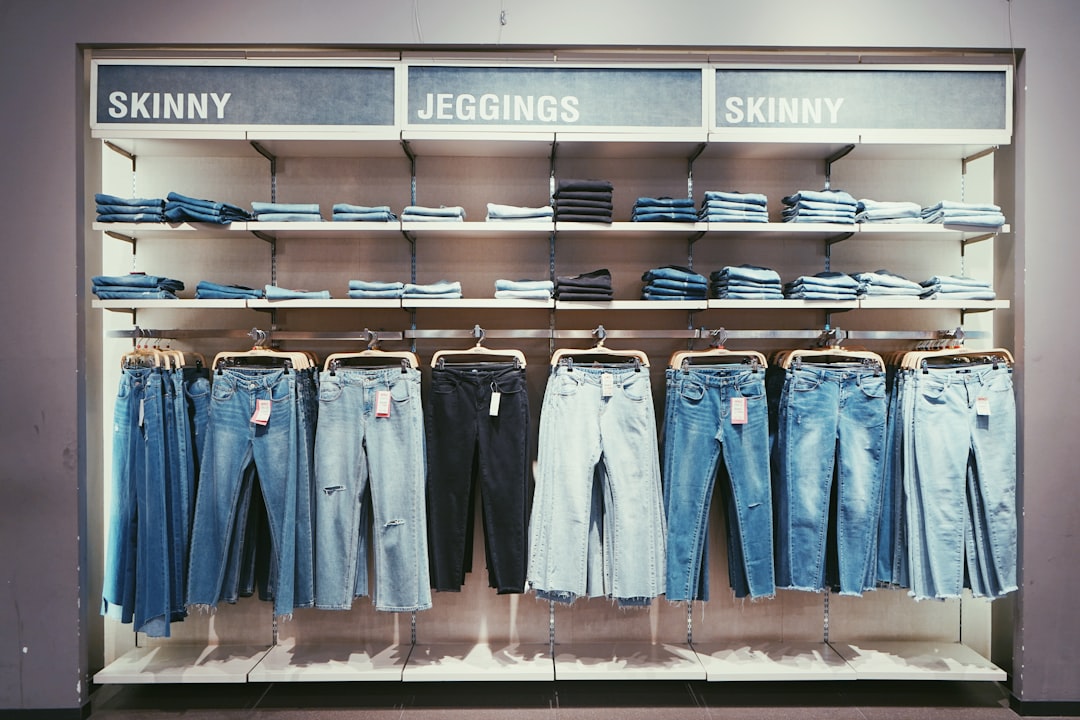 hanged jeans lot,