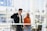 unknown persons standing indoors