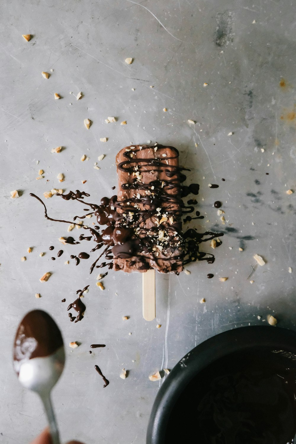 chocolate coated popsicle