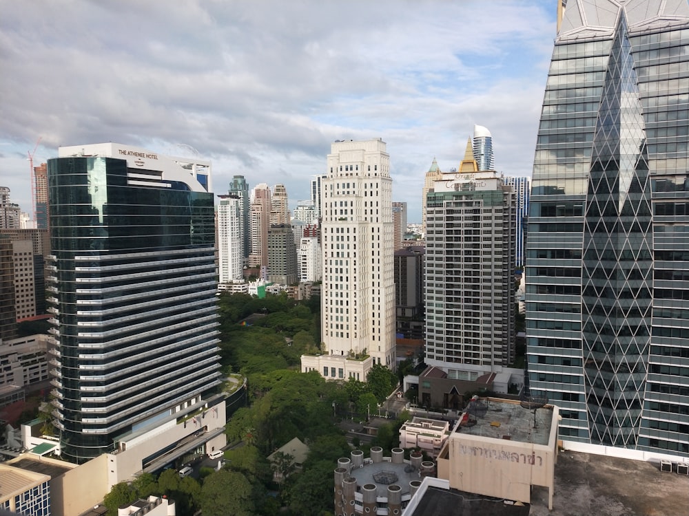 high rise buildings during daytime