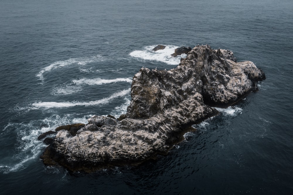 brown rock formation