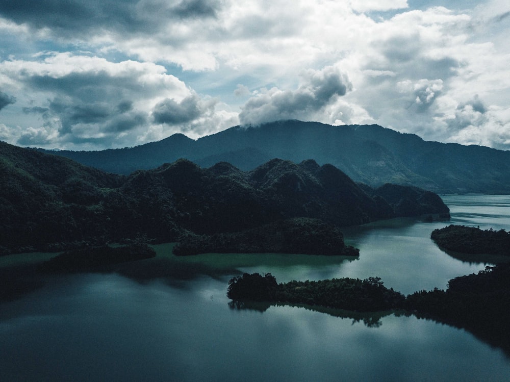 lake and island