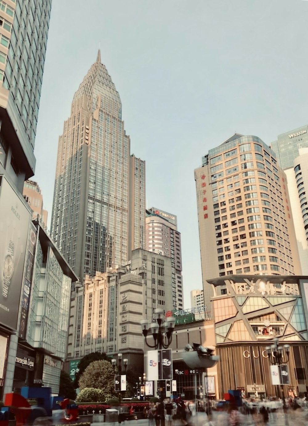 architectural photo of buildings in New York