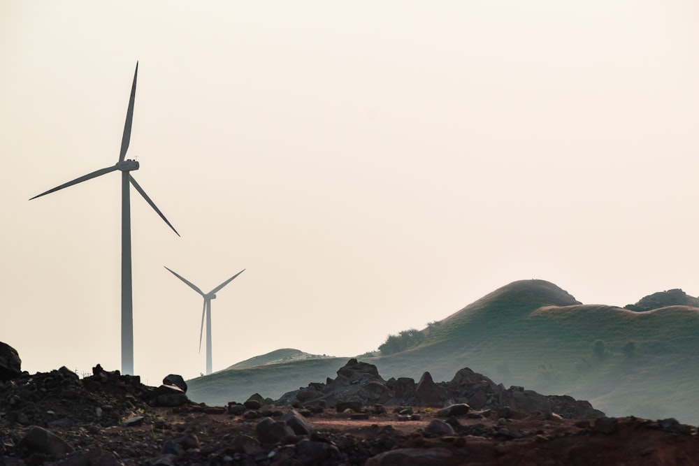 wind turbines