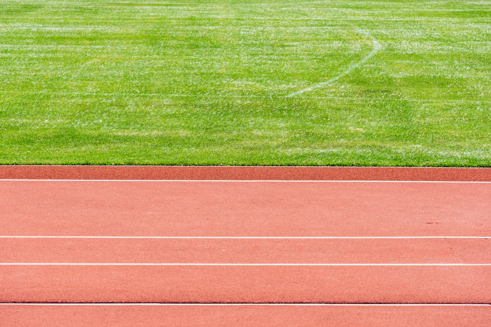 empty track field