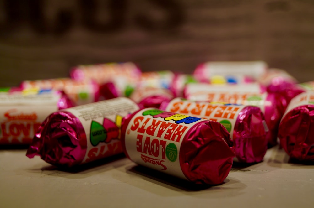 Love Hearts candy pack lot