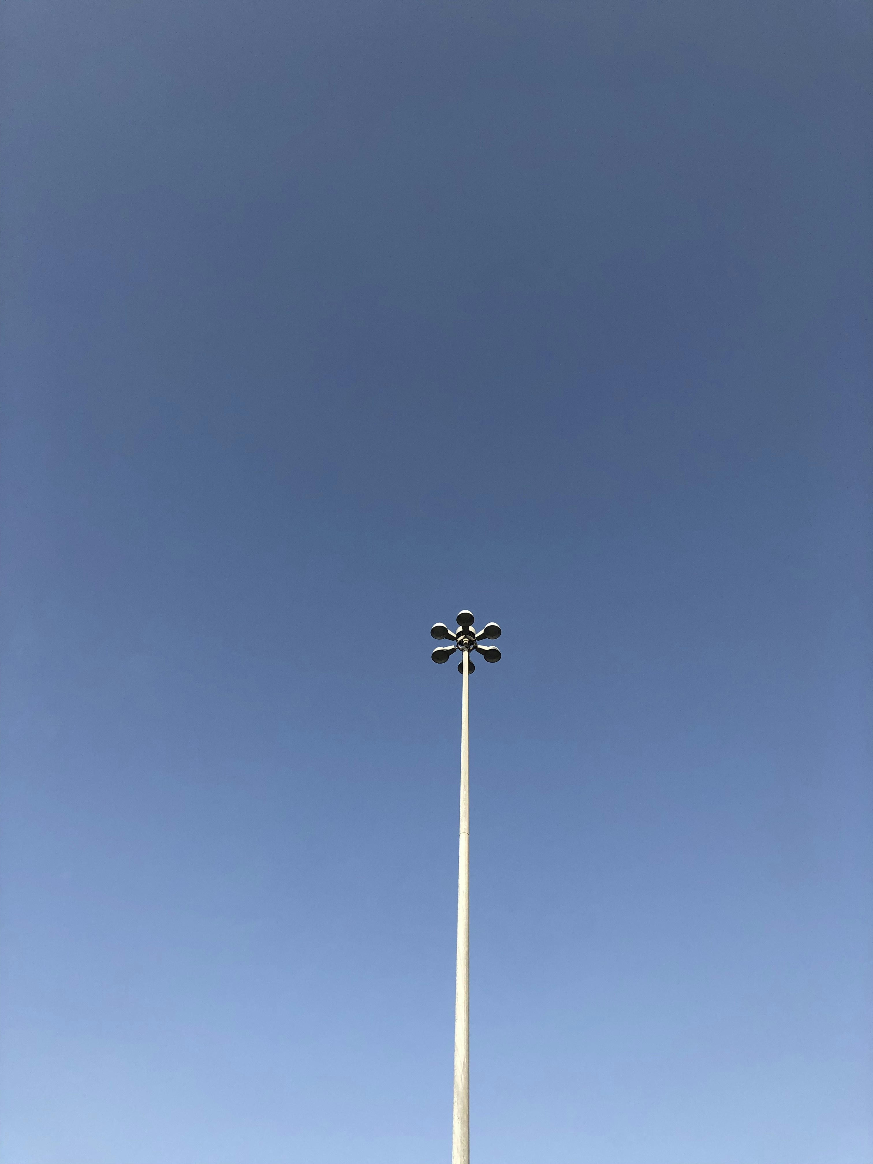 low angle photo of white windmill