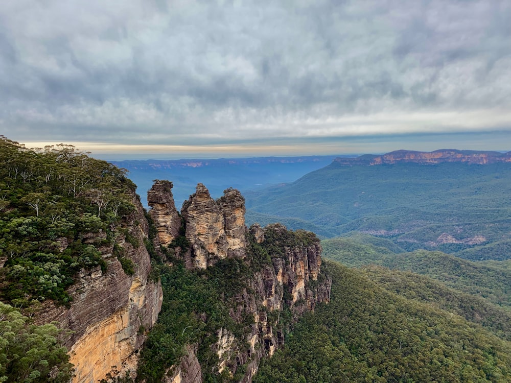 aerial photography of mountains during daytime