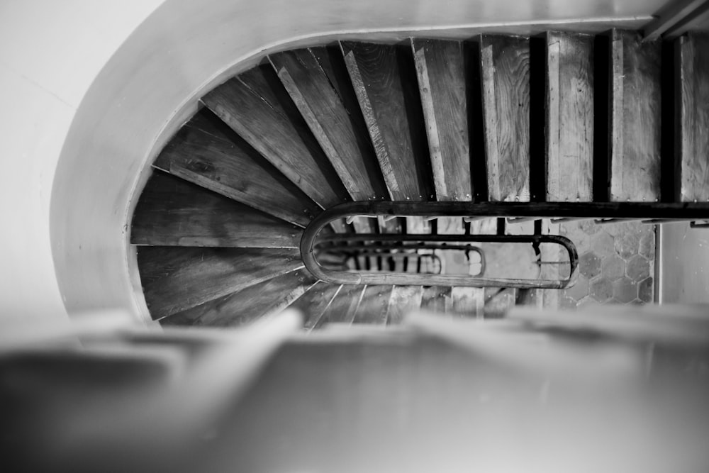 architectural photography of stair