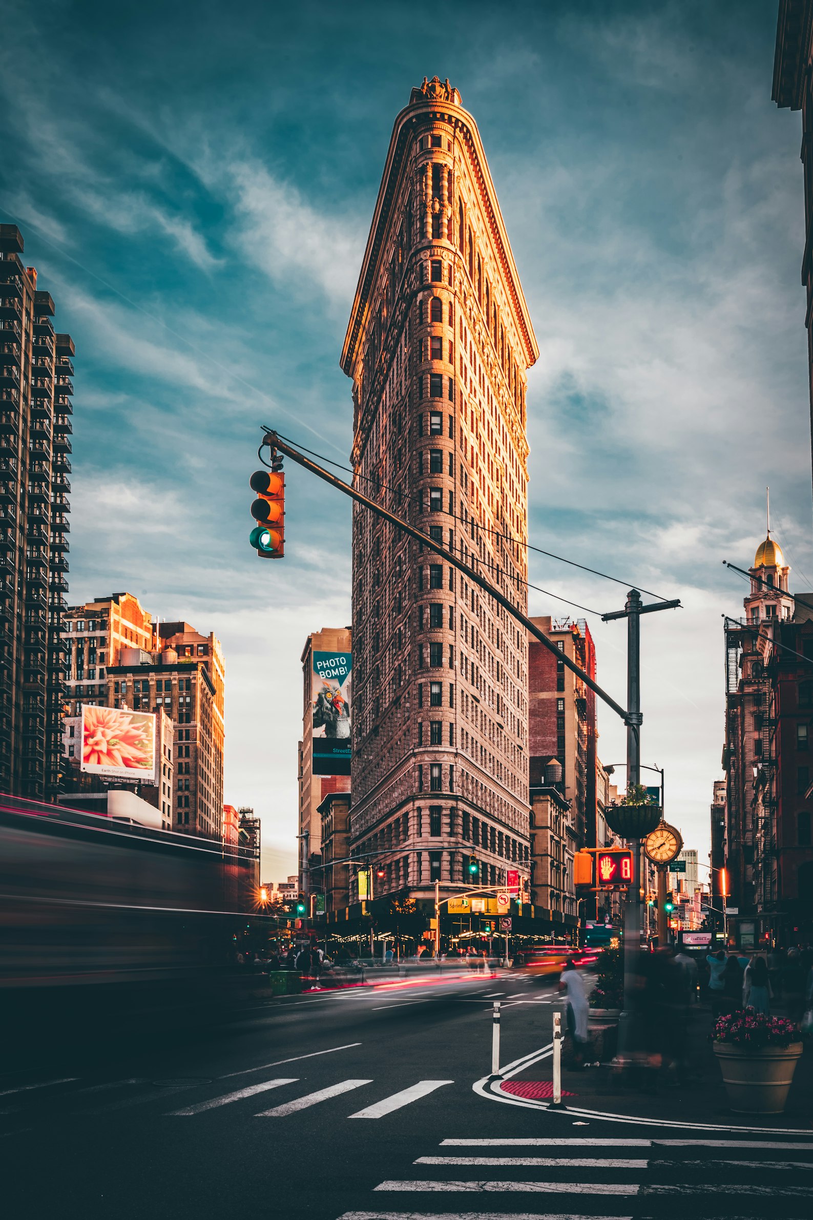 Flatiron Building on a clear day.