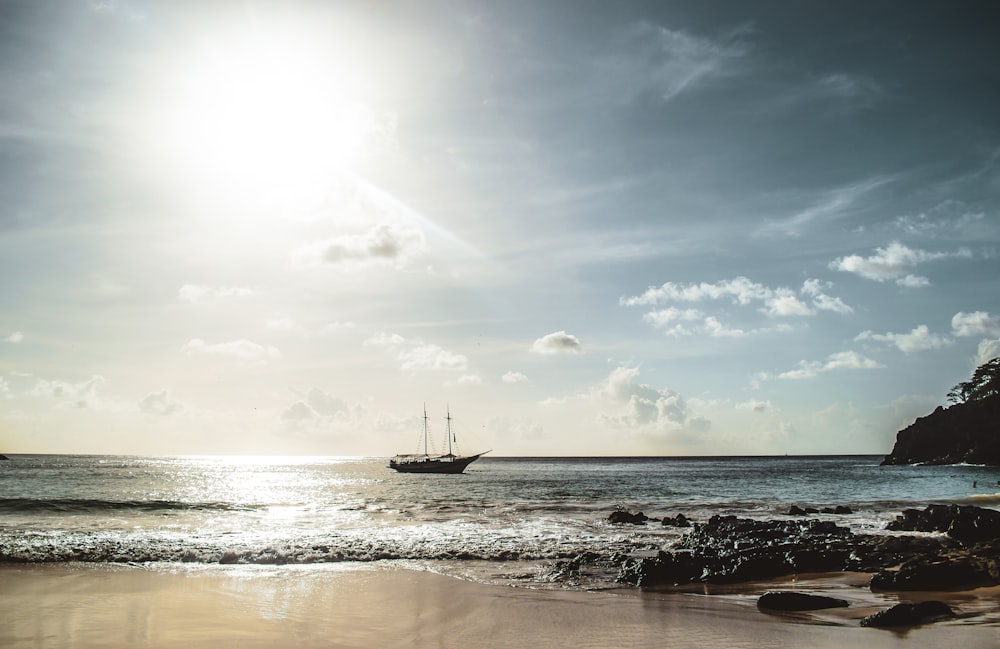 ship sailing on sea