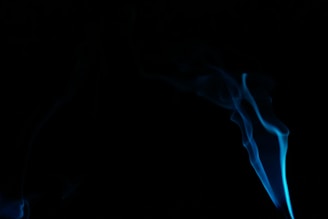 A welcoming contact page with smoke-themed design elements.