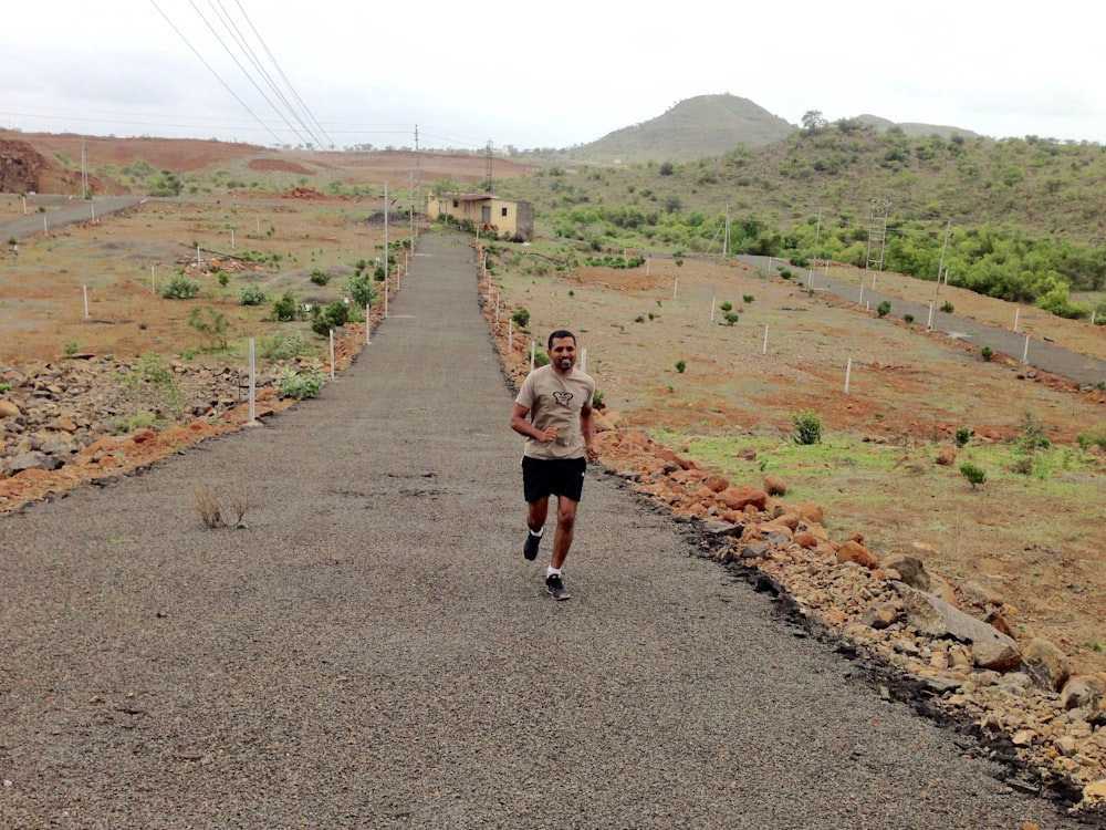 man running during daytime