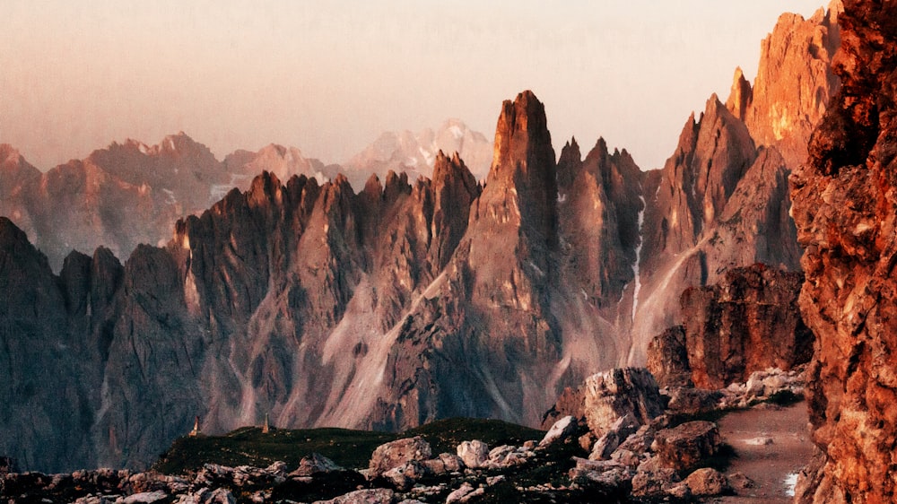 brown rock formation during daytime