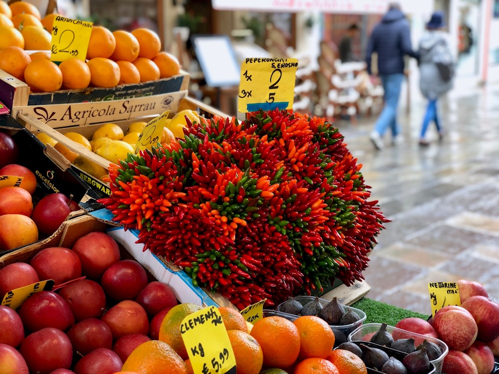 chiles además de frutas