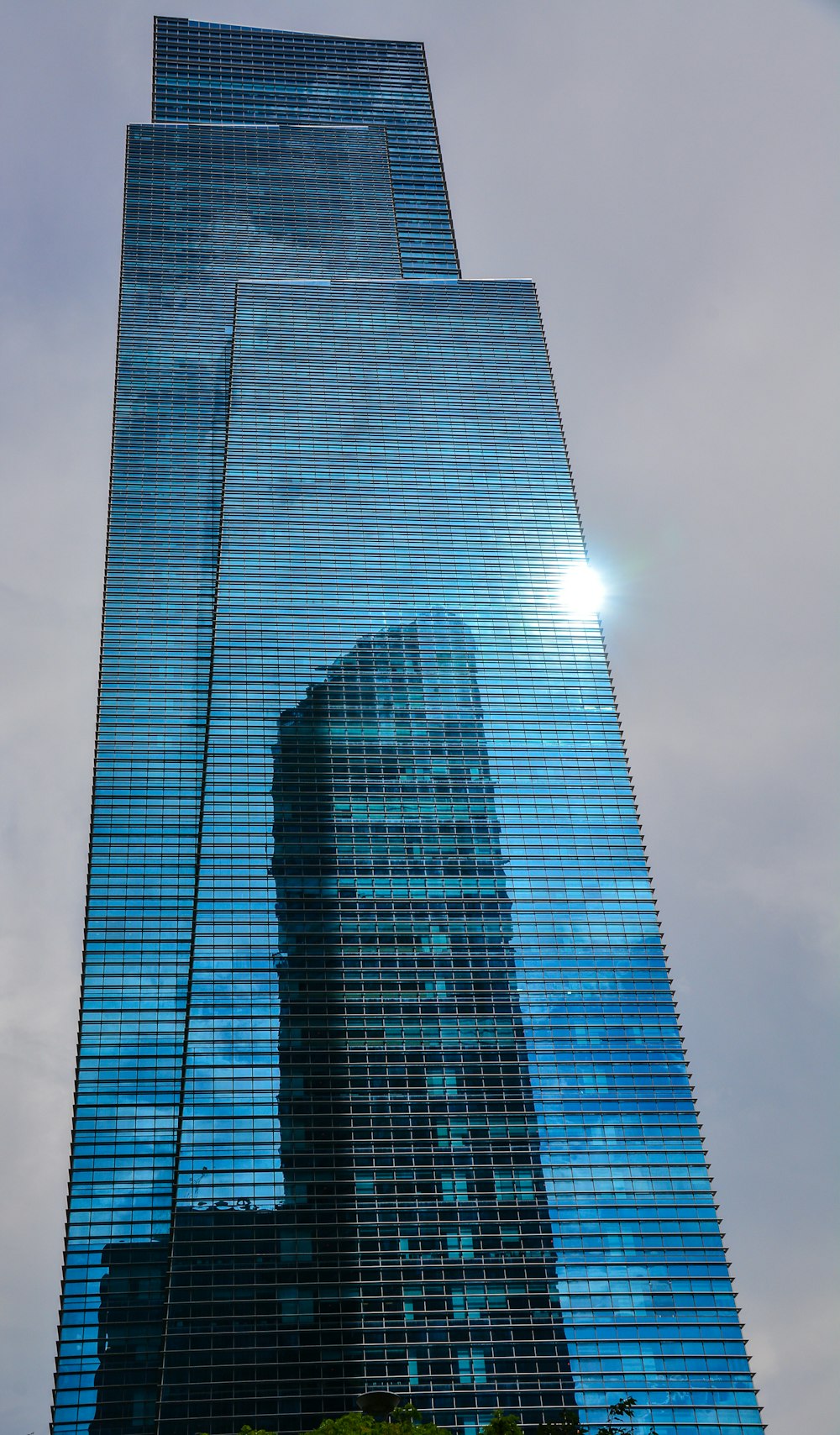 clear curtain building decor