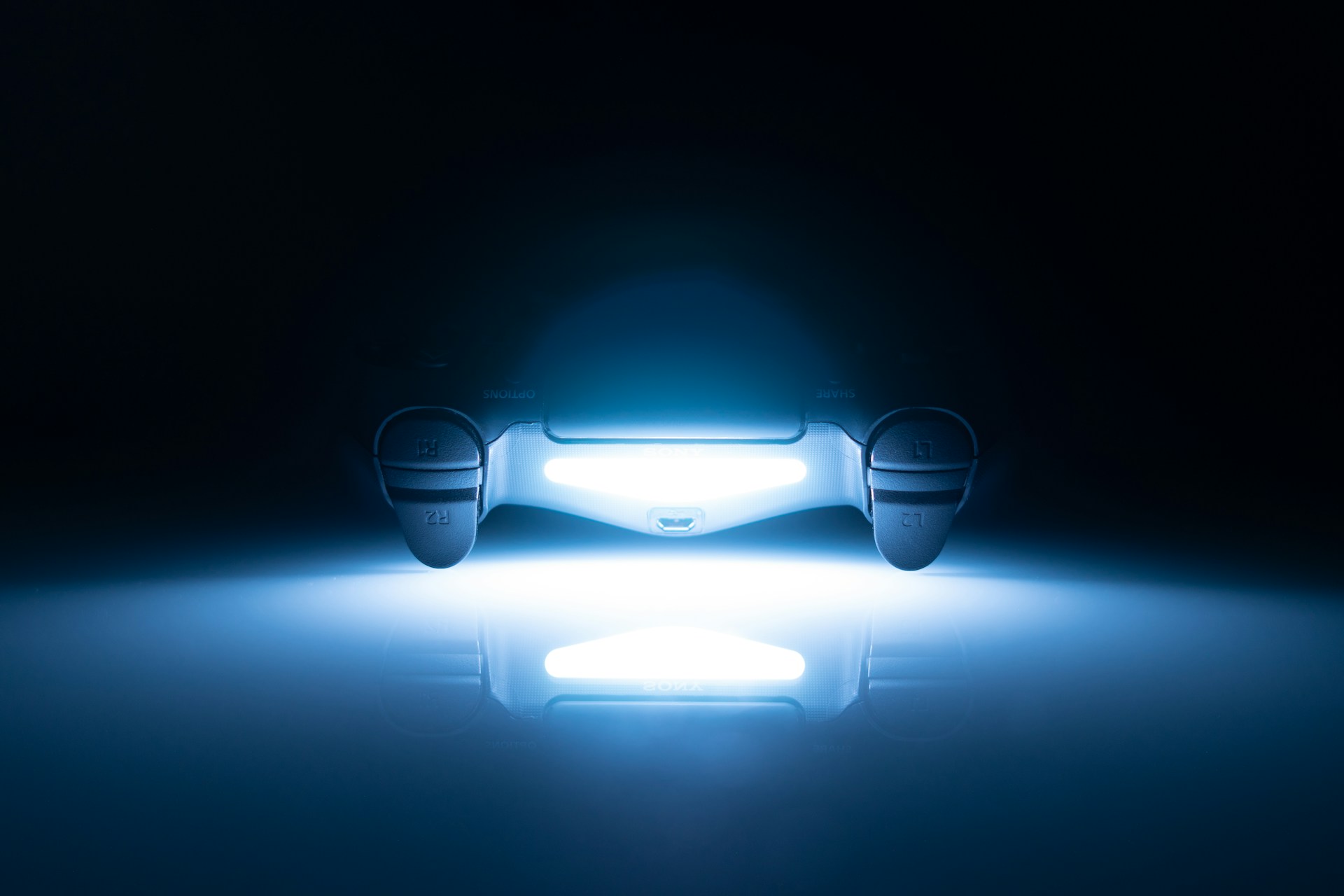 a close up of a car in the dark
